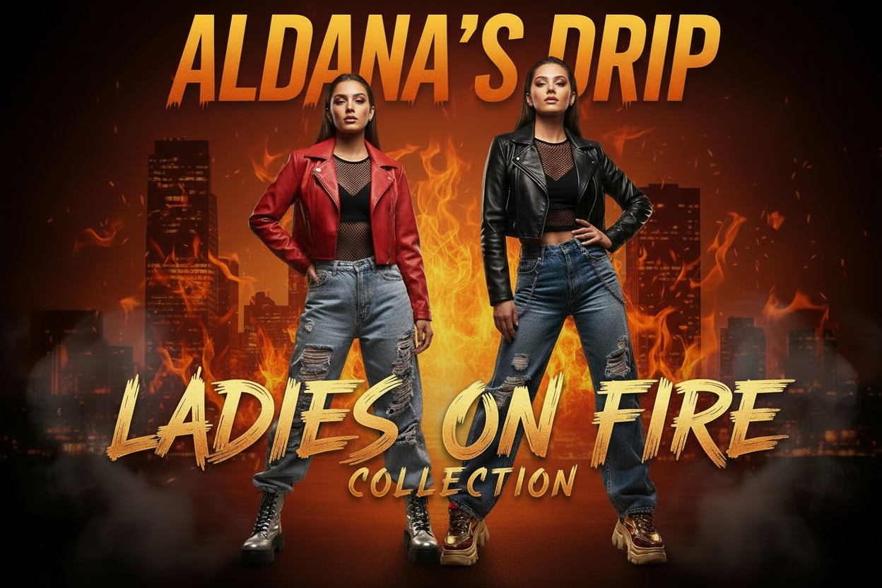 Aldana's Drip Ladies on Fire fashion collection