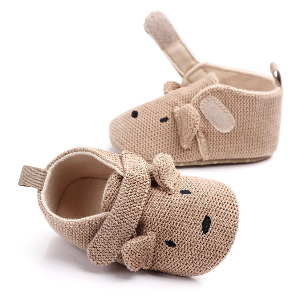 Baby Knitted Velcro Toddler Shoes | Soft Sole First Walker Sneakers