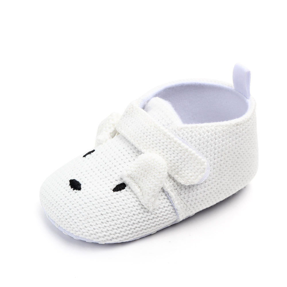 Baby Knitted Velcro Toddler Shoes | Soft Sole First Walker Sneakers