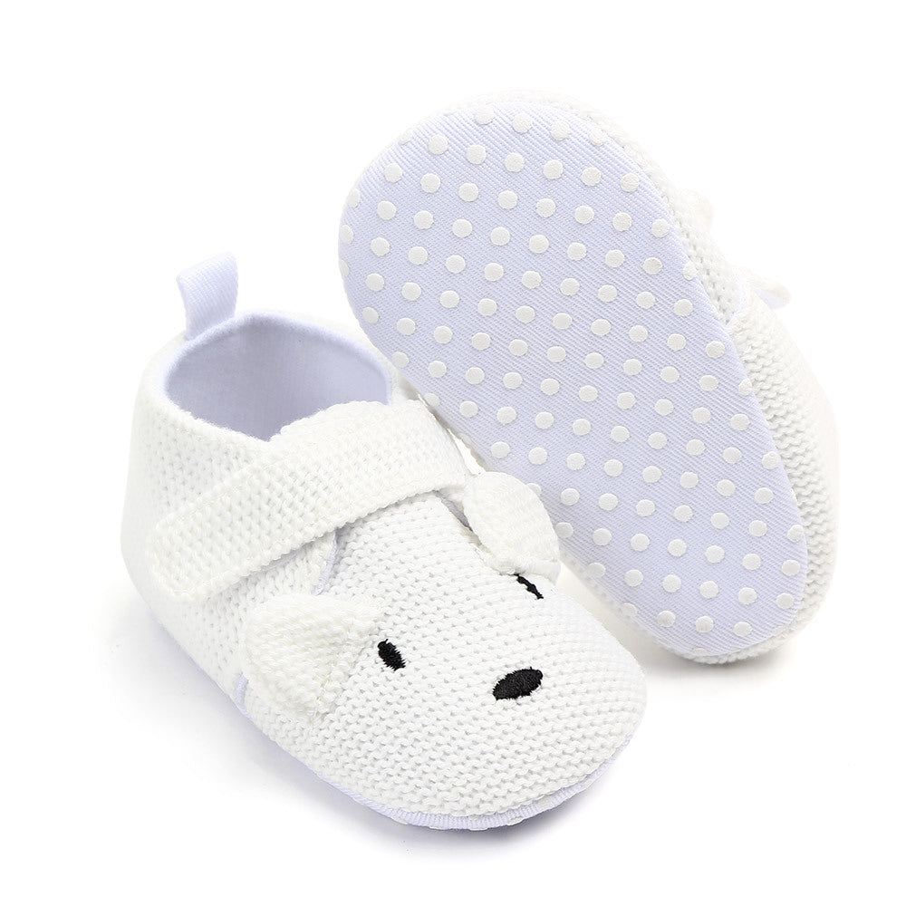Baby Knitted Velcro Toddler Shoes | Soft Sole First Walker Sneakers