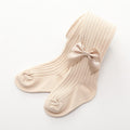 Baby Girls Wide Bow Pantyhose Socks