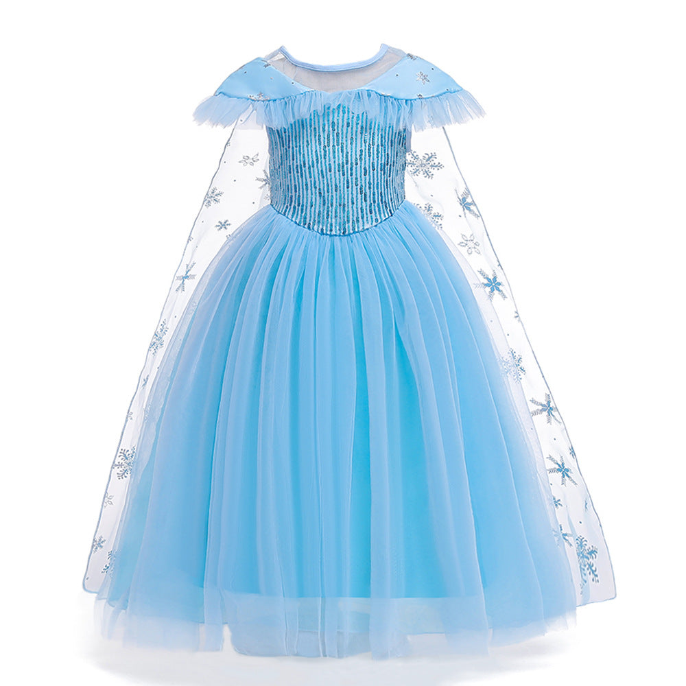Girls' Ice Princess Dress | Long Sleeve & Sleeveless