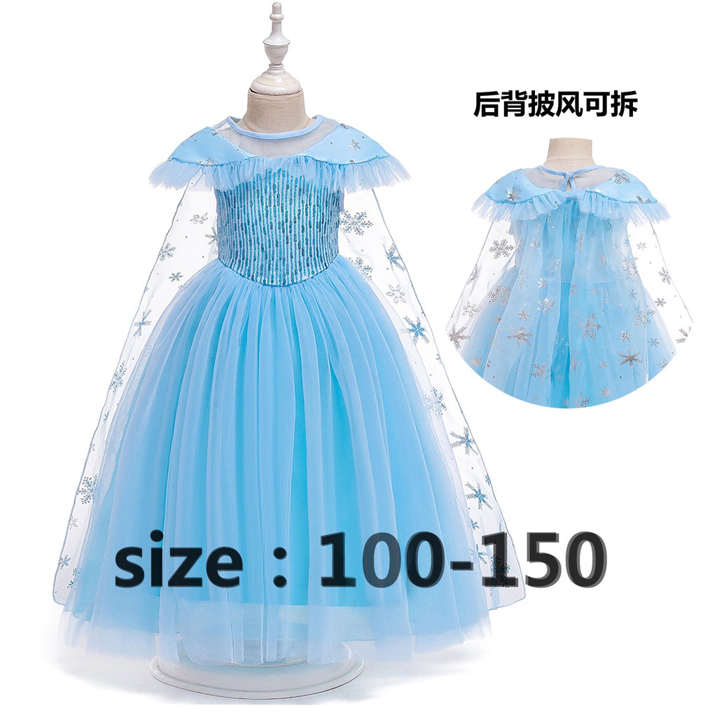Girls' Ice Princess Dress | Long Sleeve & Sleeveless