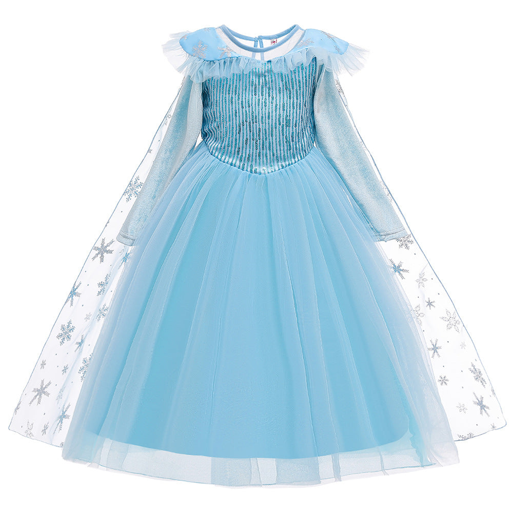 Girls' Ice Princess Dress | Long Sleeve & Sleeveless