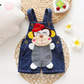 Baby & Toddler Suspender Denim Short Pants | Unisex Summer Climbing Shorts