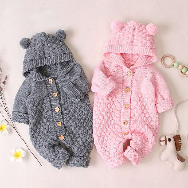 Baby Knitted Sweater Climbing Suit | Spring & Autumn | Boys & Girls