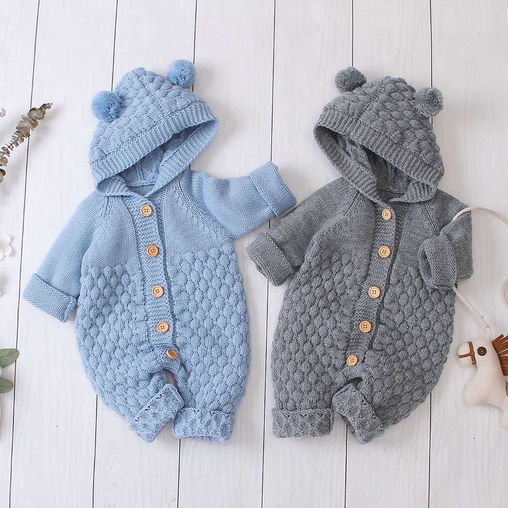 Baby Knitted Sweater Climbing Suit | Spring & Autumn | Boys & Girls