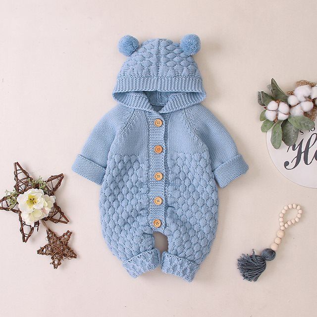 Baby Knitted Sweater Climbing Suit | Spring & Autumn | Boys & Girls