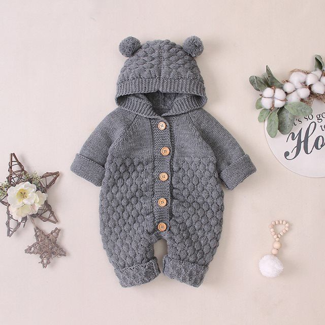 Baby Knitted Sweater Climbing Suit | Spring & Autumn | Boys & Girls