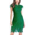 Women's Lace Bodycon Slim-Fit Dress | Sexy Hip-Hugging Mini Dress