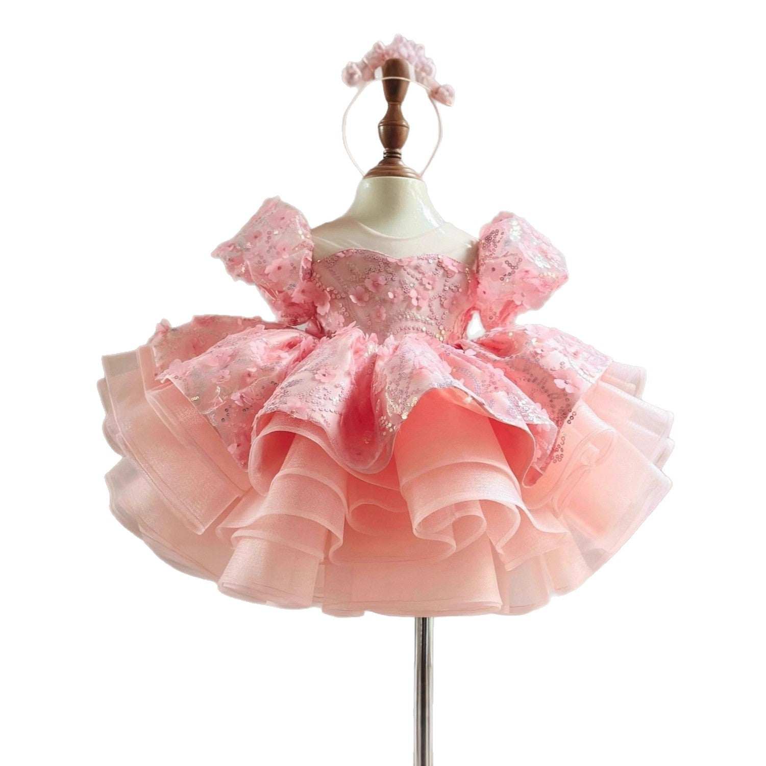 Girls' elegant birthday Princess Dress | Sizes 2T–14