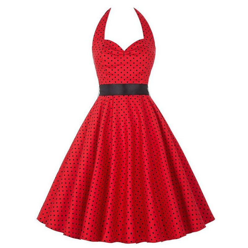 Women's Printed Lace-Up Waisted Midi Dress – 9 Bold Prints, Sizes S–XXL