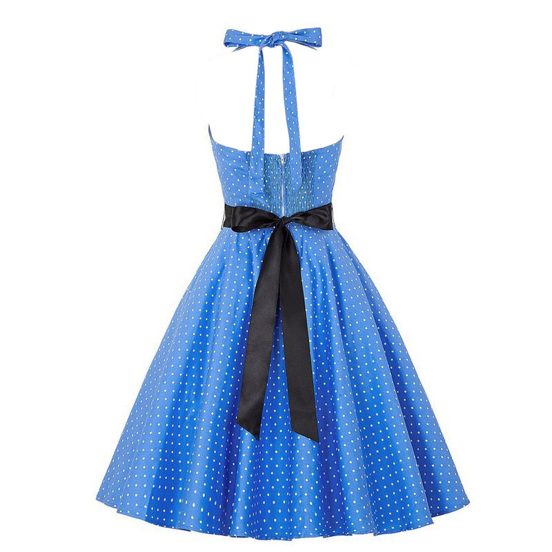 Women's Printed Lace-Up Waisted Midi Dress – 9 Bold Prints, Sizes S–XXL