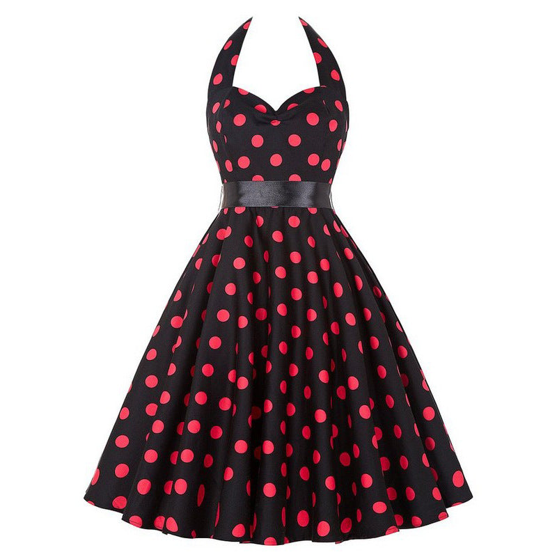 Women's Printed Lace-Up Waisted Midi Dress – 9 Bold Prints, Sizes S–XXL