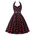 Women's Printed Lace-Up Waisted Midi Dress – 9 Bold Prints, Sizes S–XXL