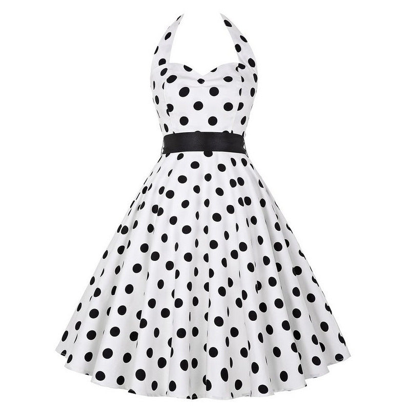 Women's Printed Lace-Up Waisted Midi Dress – 9 Bold Prints, Sizes S–XXL