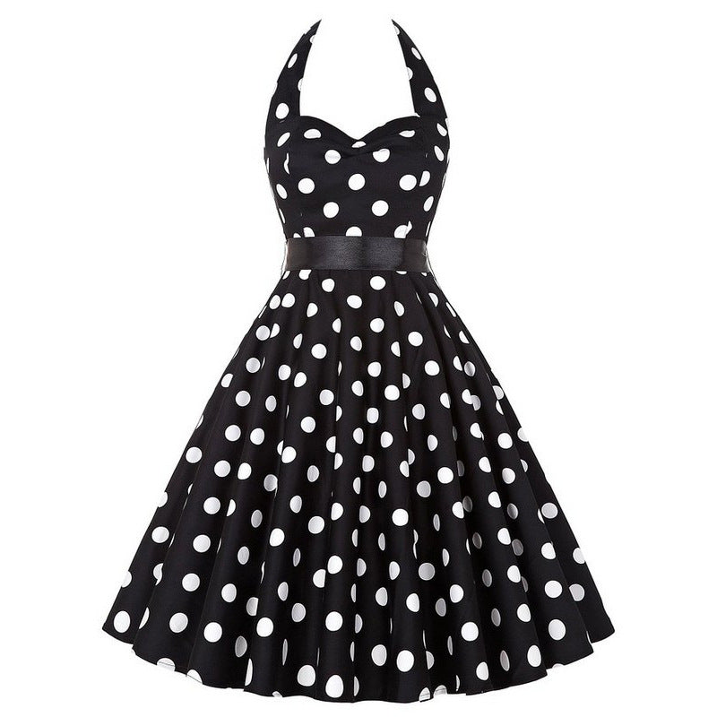 Women's Printed Lace-Up Waisted Midi Dress – 9 Bold Prints, Sizes S–XXL