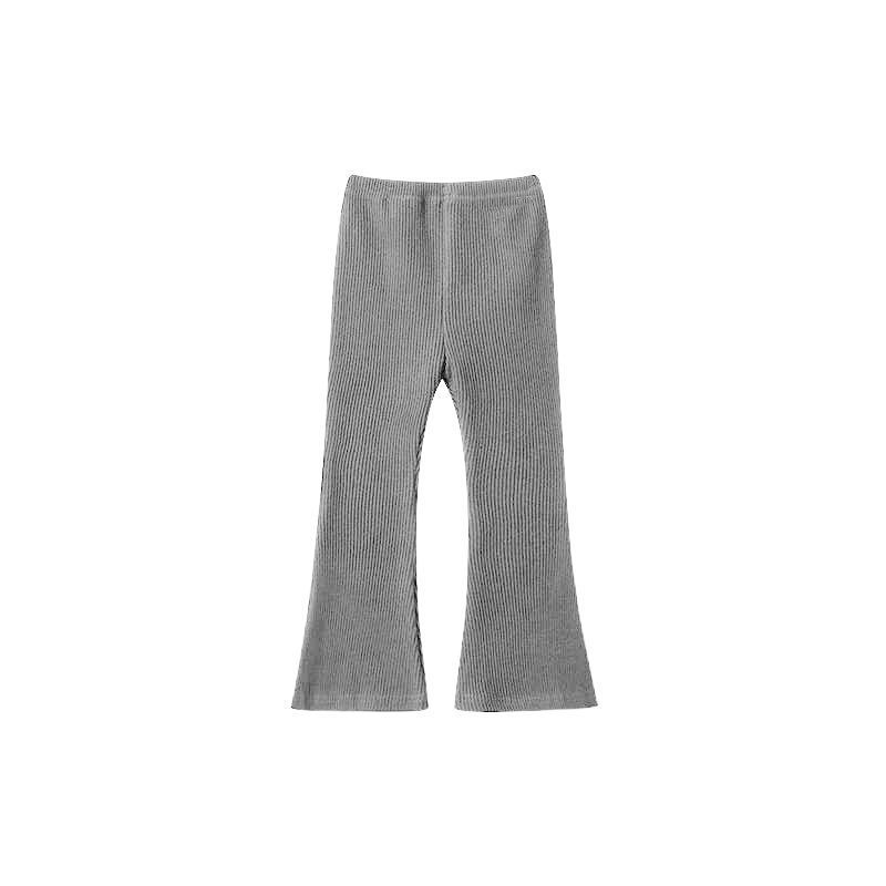 Girls' Solid Color Casual Leggings