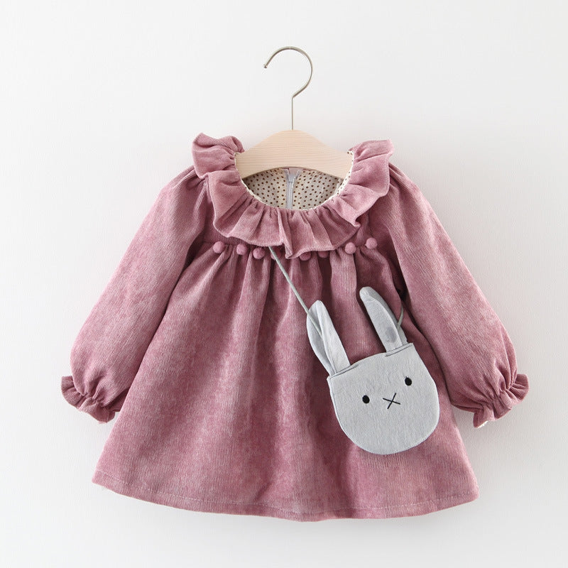 Girls' Long Sleeve Princess Dress & Skirt Set