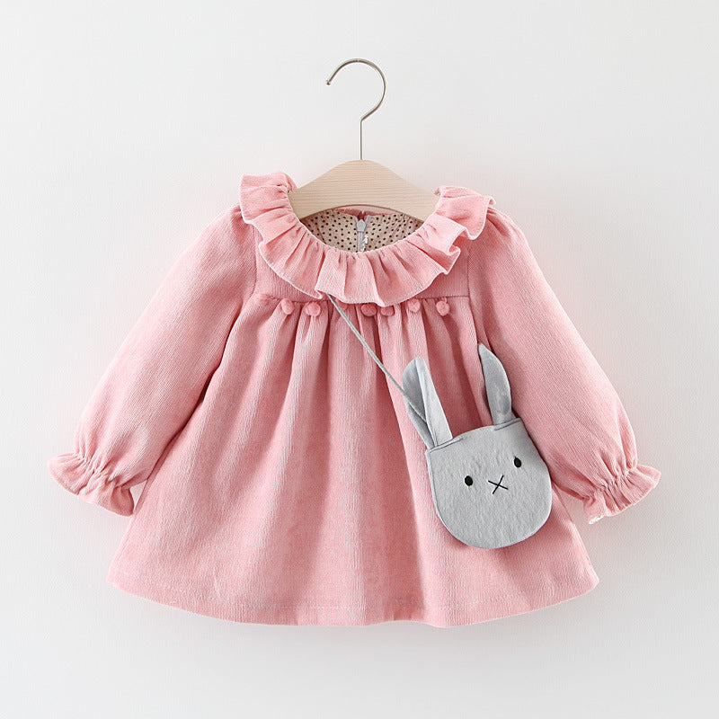 Girls' Long Sleeve Princess Dress & Skirt Set