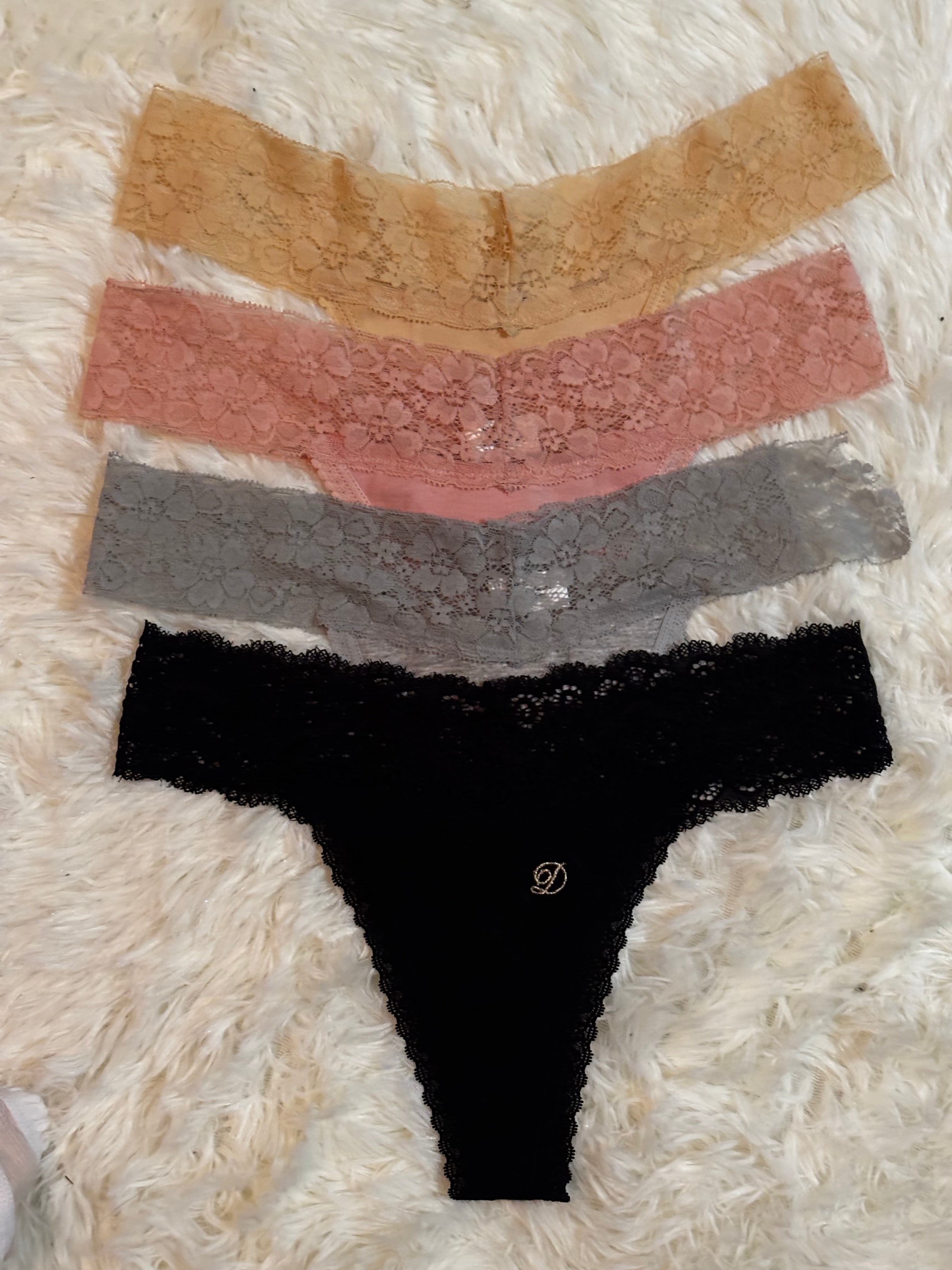 The Keepsake Panty – Custom Embroidered Thong