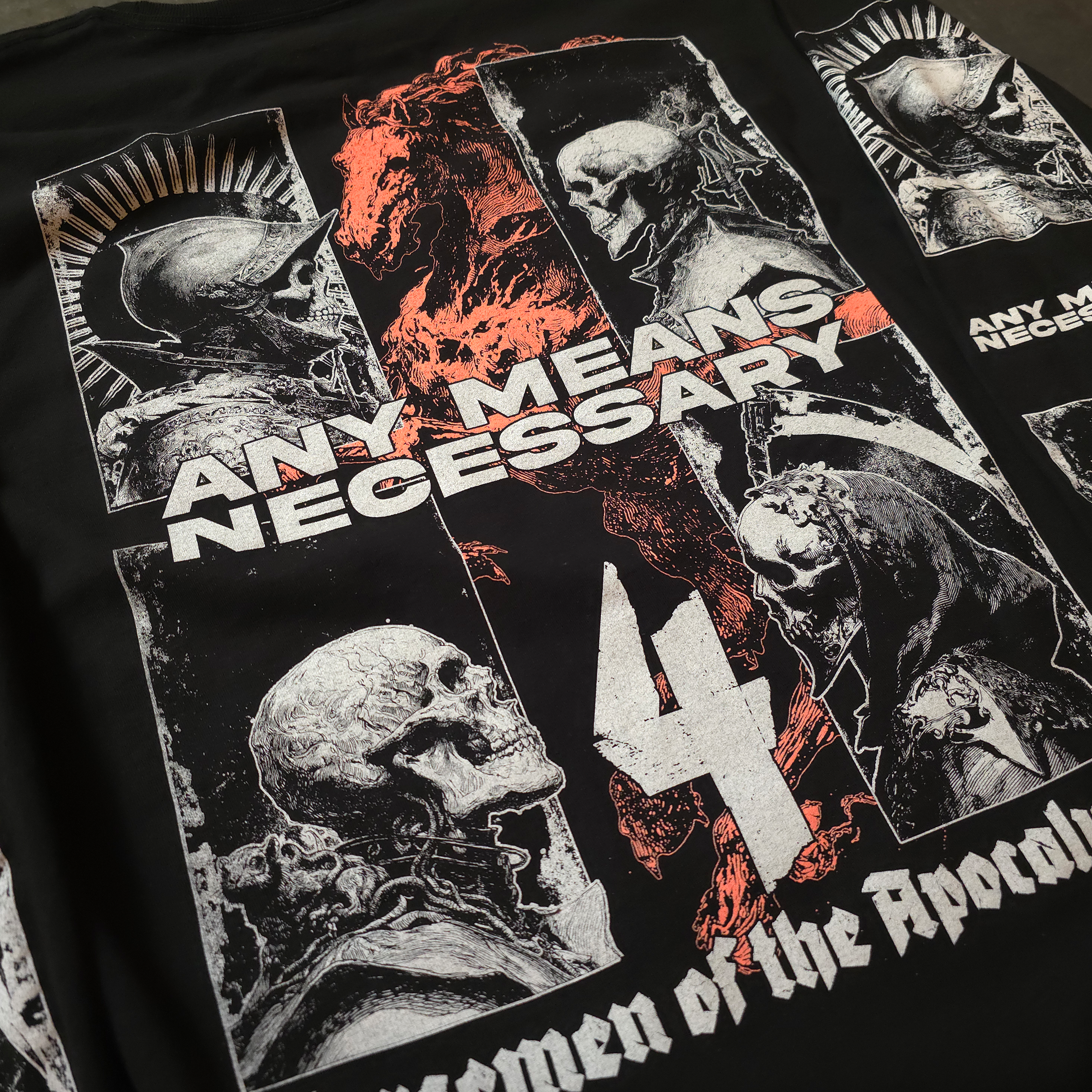 4 Horsemen Graphic Long Sleeve T-Shirt