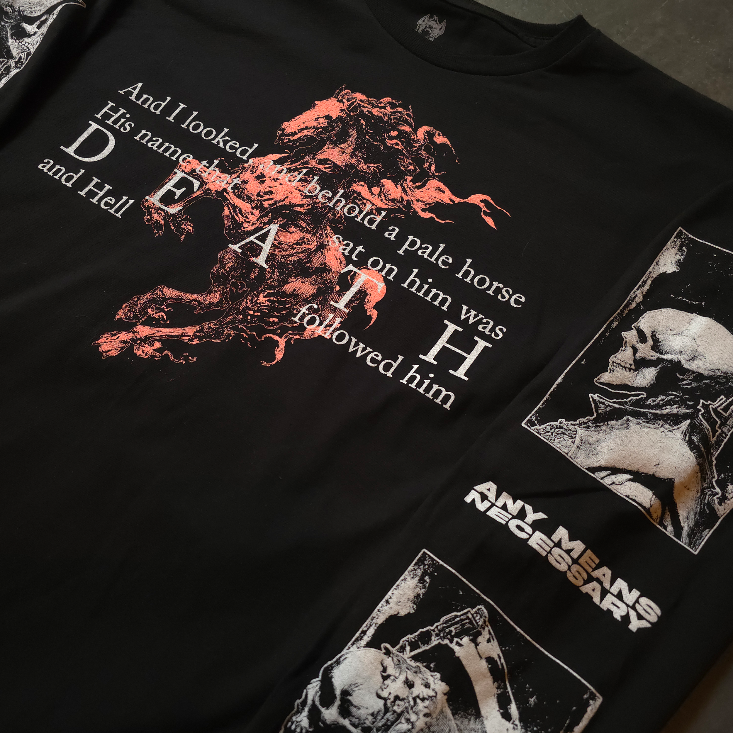 4 Horsemen Graphic Long Sleeve T-Shirt