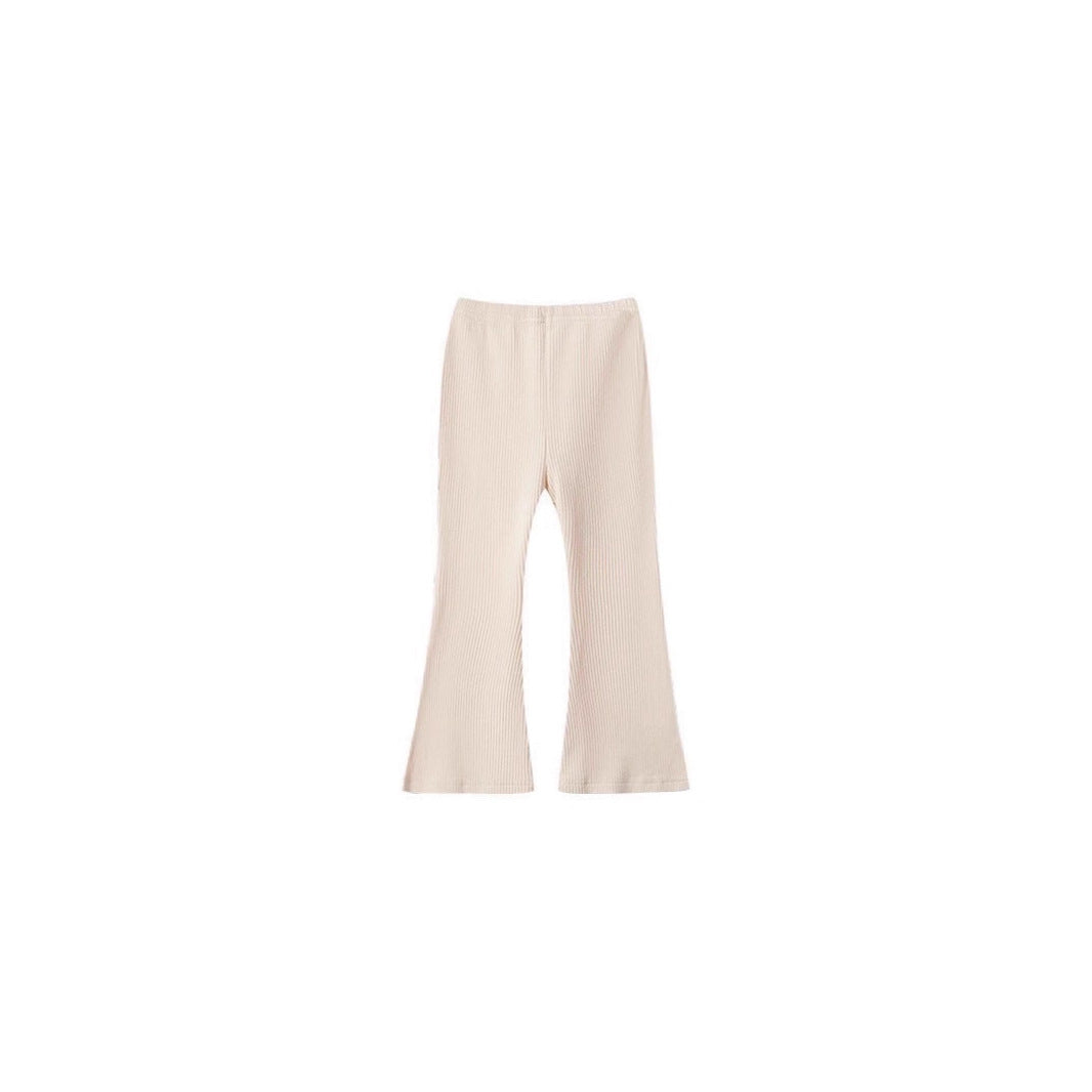 Girls' Solid Color Casual Leggings