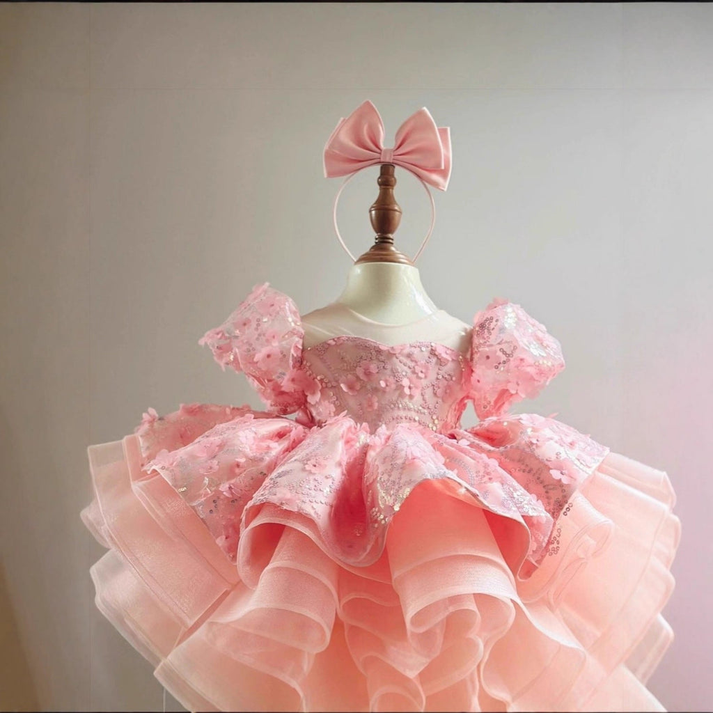 Girls' elegant birthday Princess Dress | Sizes 2T–14