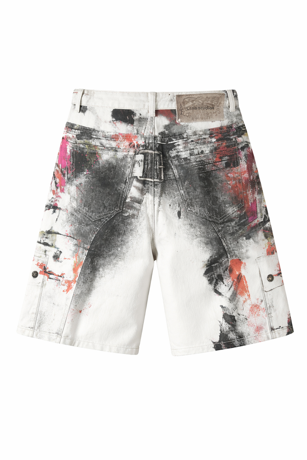 Extreme Painters Baggy Denim Shorts
