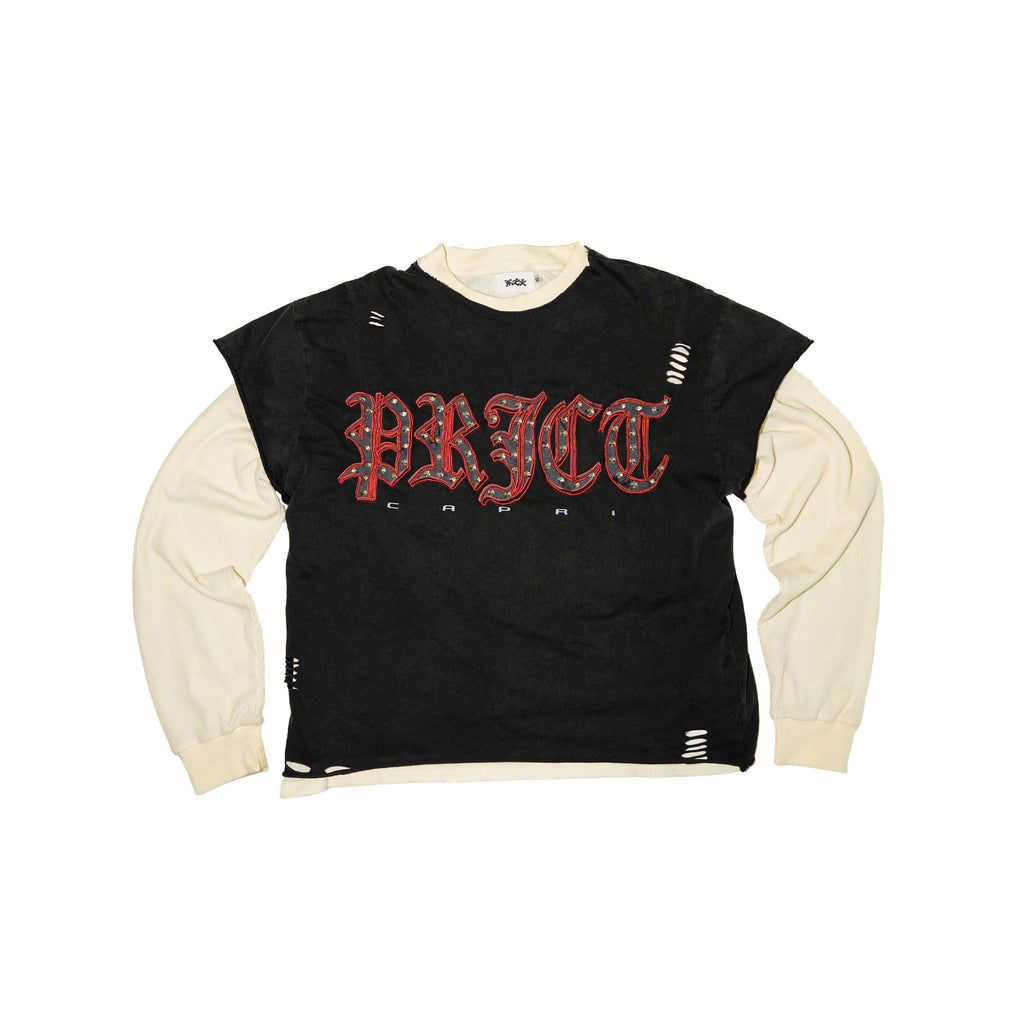 PRJCT A01 Double Layer Tee Set