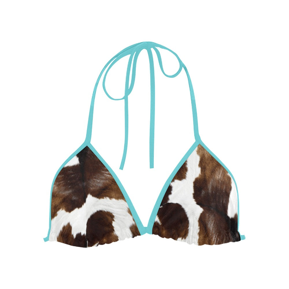 Women's Cow Print Bikini – Tops & Bottoms Sold Separately | 4 Colors