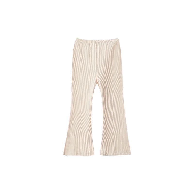 Girls' Solid Color Casual Leggings