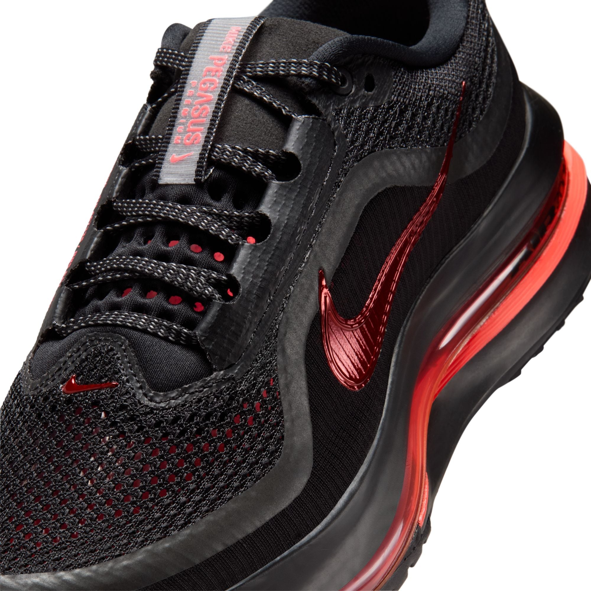 Nike Women's Pegasus Premium – Black/Hot Lava