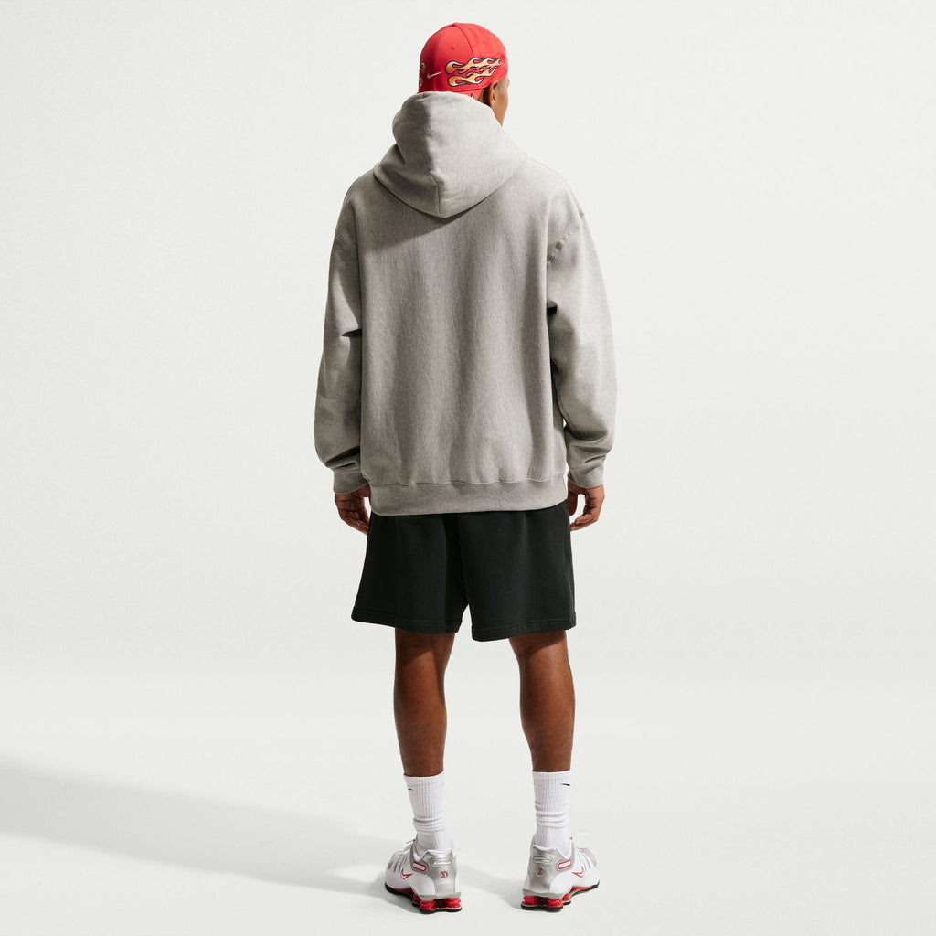 Nike Men's Solo Swoosh Hoodie – Grey/White