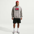 Nike Men's Solo Swoosh Hoodie – Grey/White
