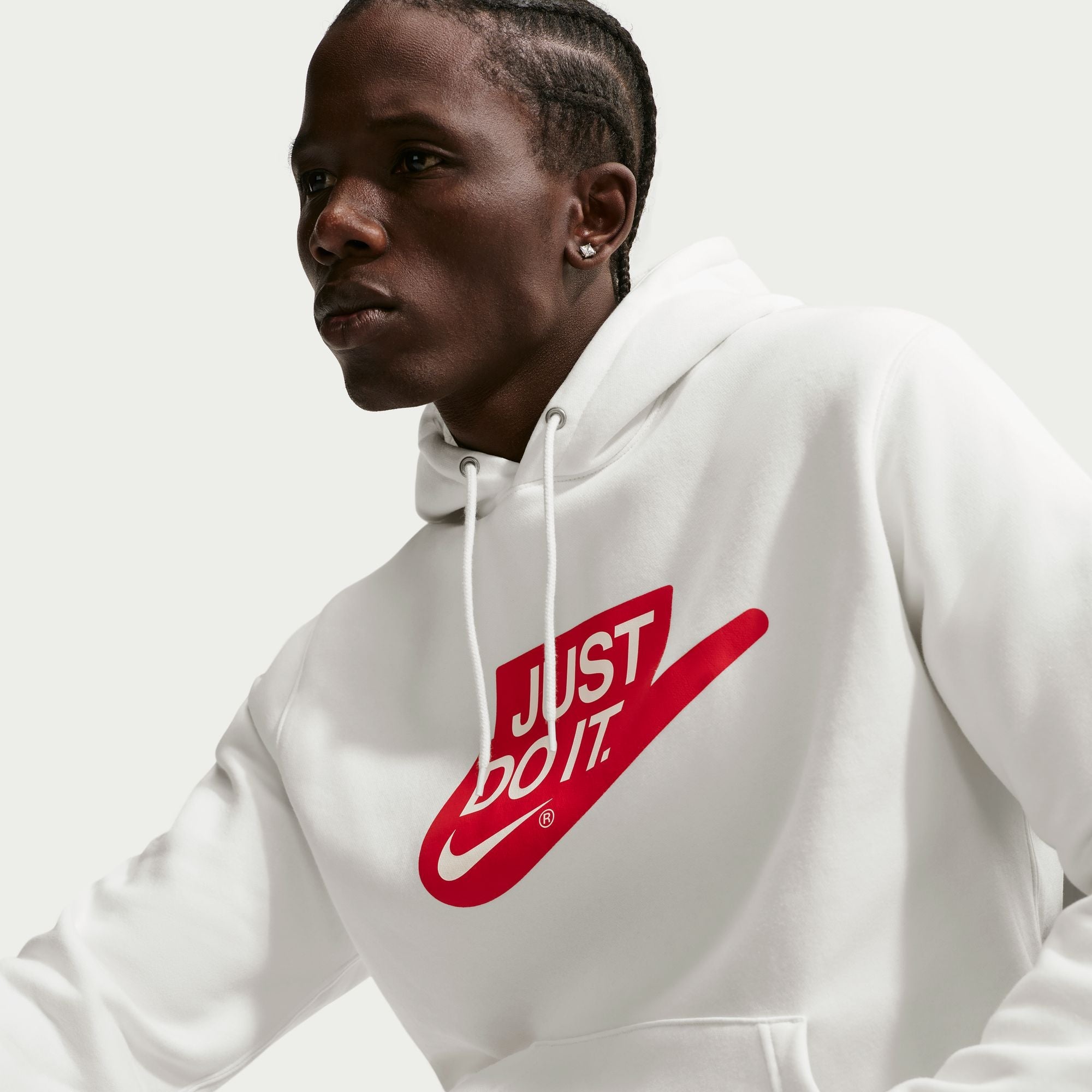 Nike Men's Fleece Hoodie – Sail