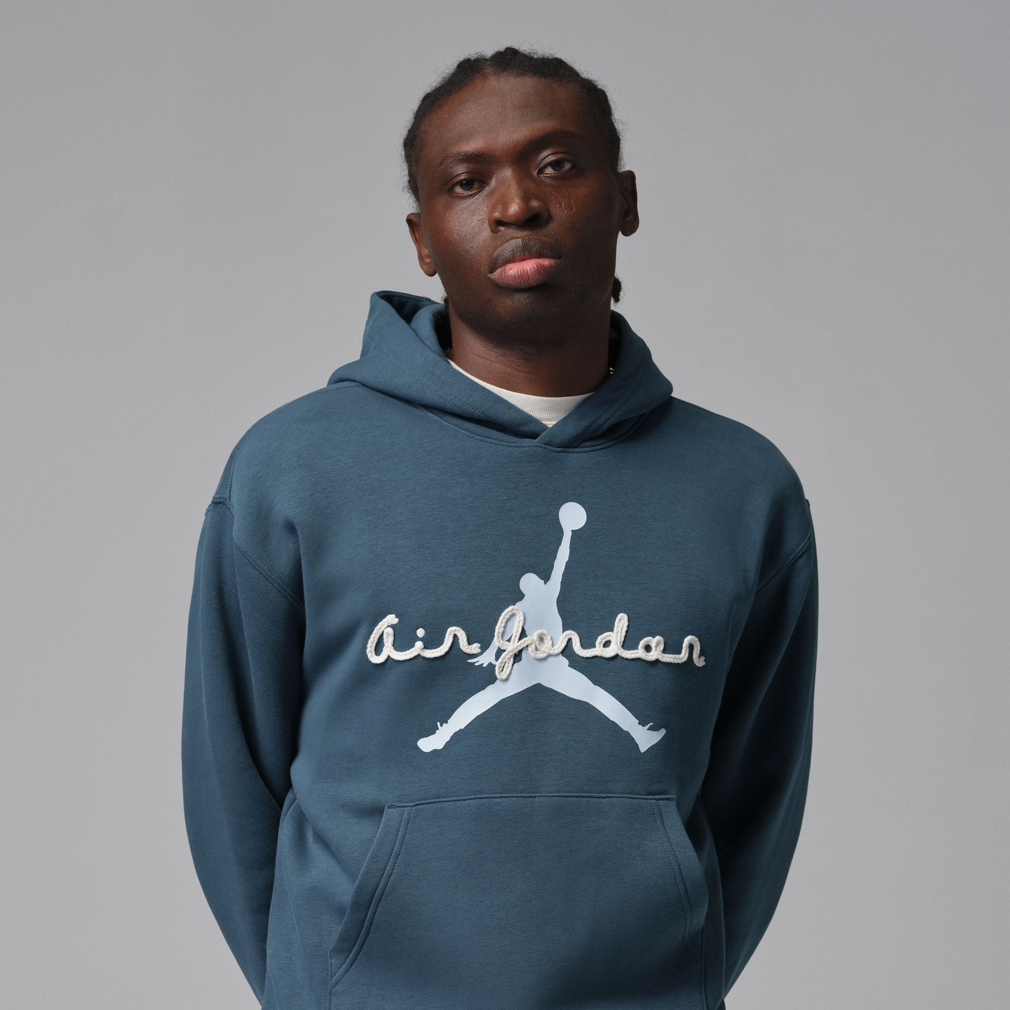 Air Jordan Men's Brooklyn Fleece Pullover Hoodie – Squadron Blue