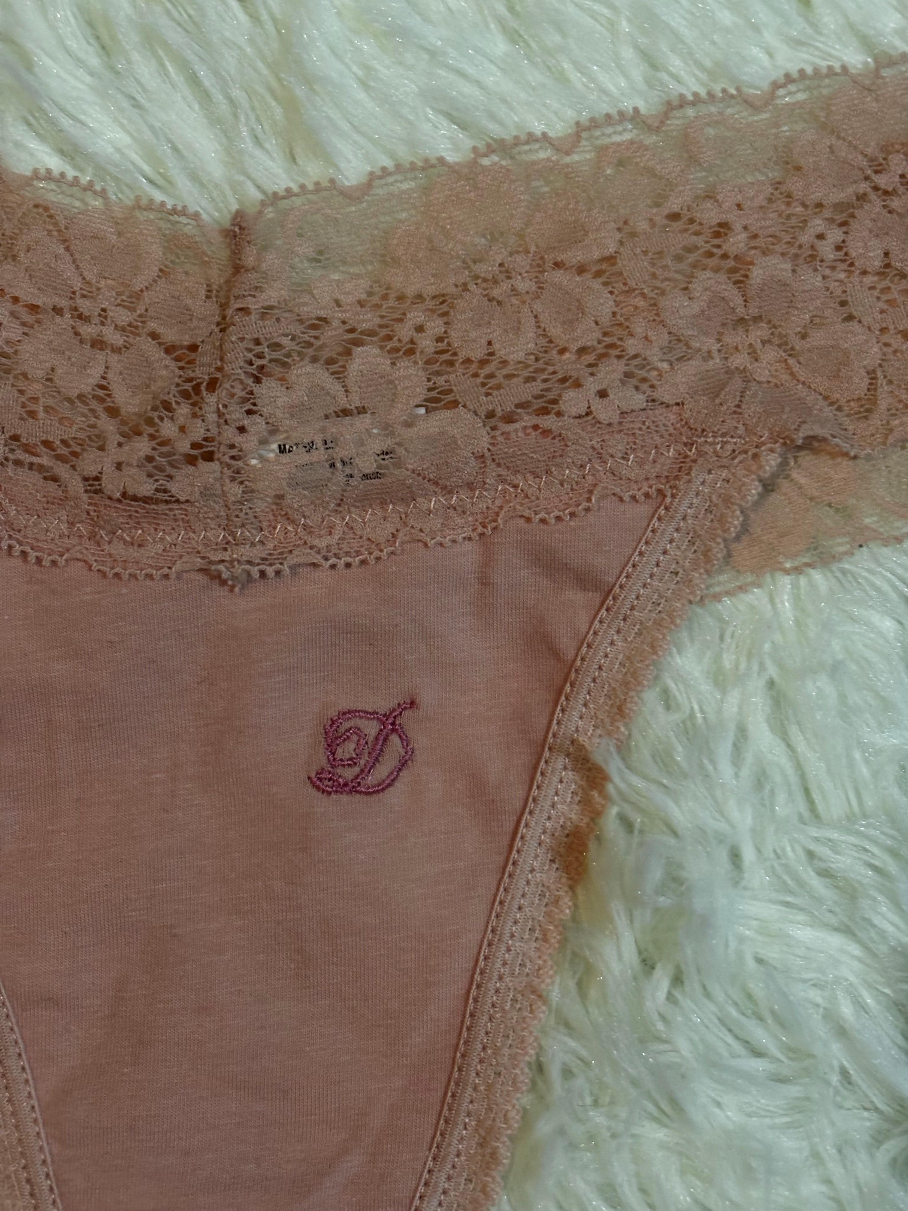 The Keepsake Panty – Custom Embroidered Thong