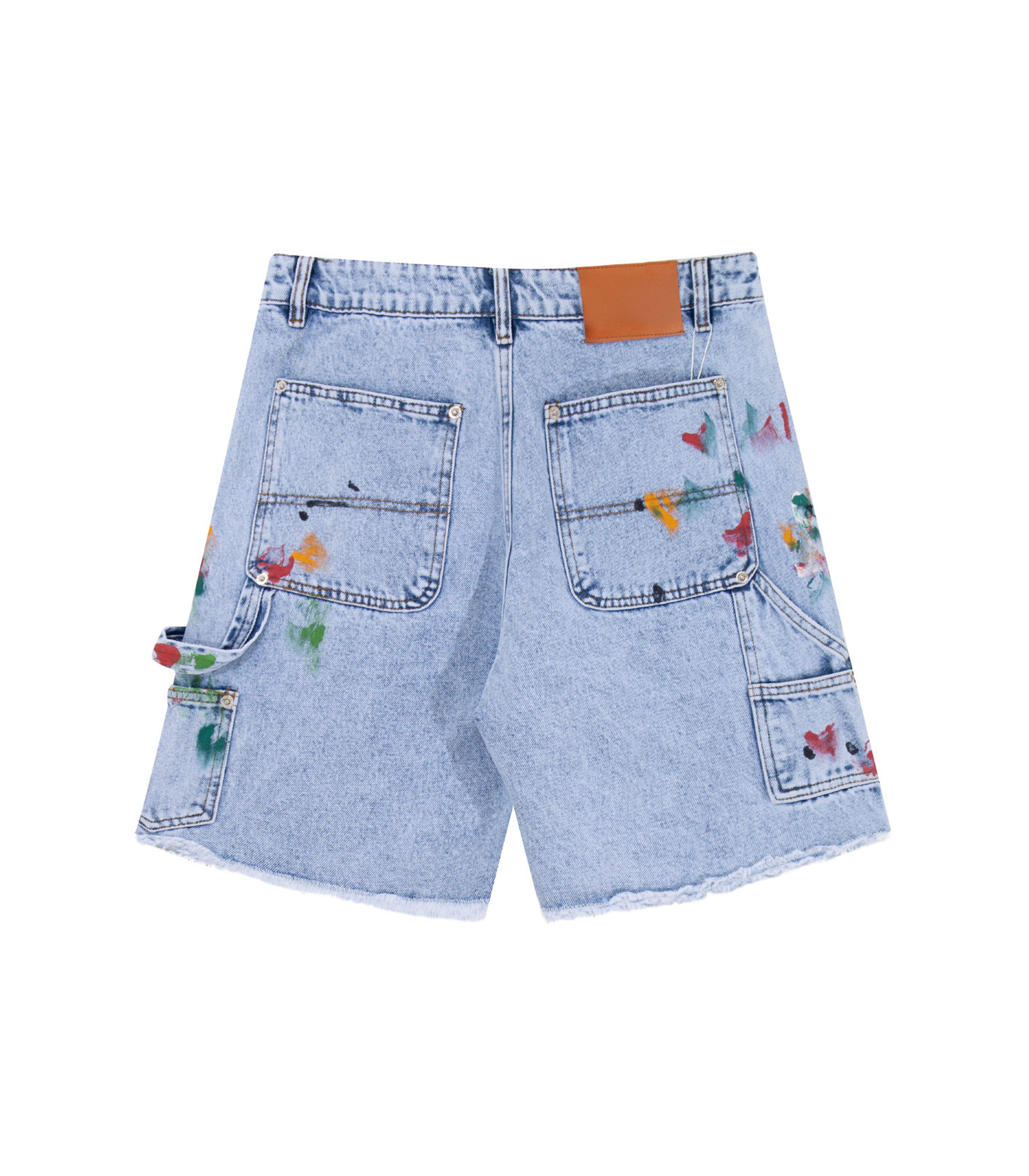 Azul Split Painters Denim Shorts – Flare Fit Japanese Denim