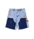 Azul Split Painters Denim Shorts – Flare Fit Japanese Denim
