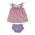 Baby Girls' Sleeveless Floral Tunic & Bummies Summer Set