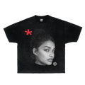 Half-Tone Princess Streetwear Tee – Ultra Cotton, Boxy & Garment Dyed