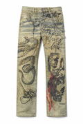 Armor Fresh Printed Vintage Baggy Jeans