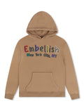Embellish Colors Hoodie – Mocha