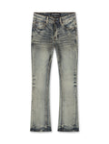 Valabasas Fax Stacked Jeans – Light Blue Washed
