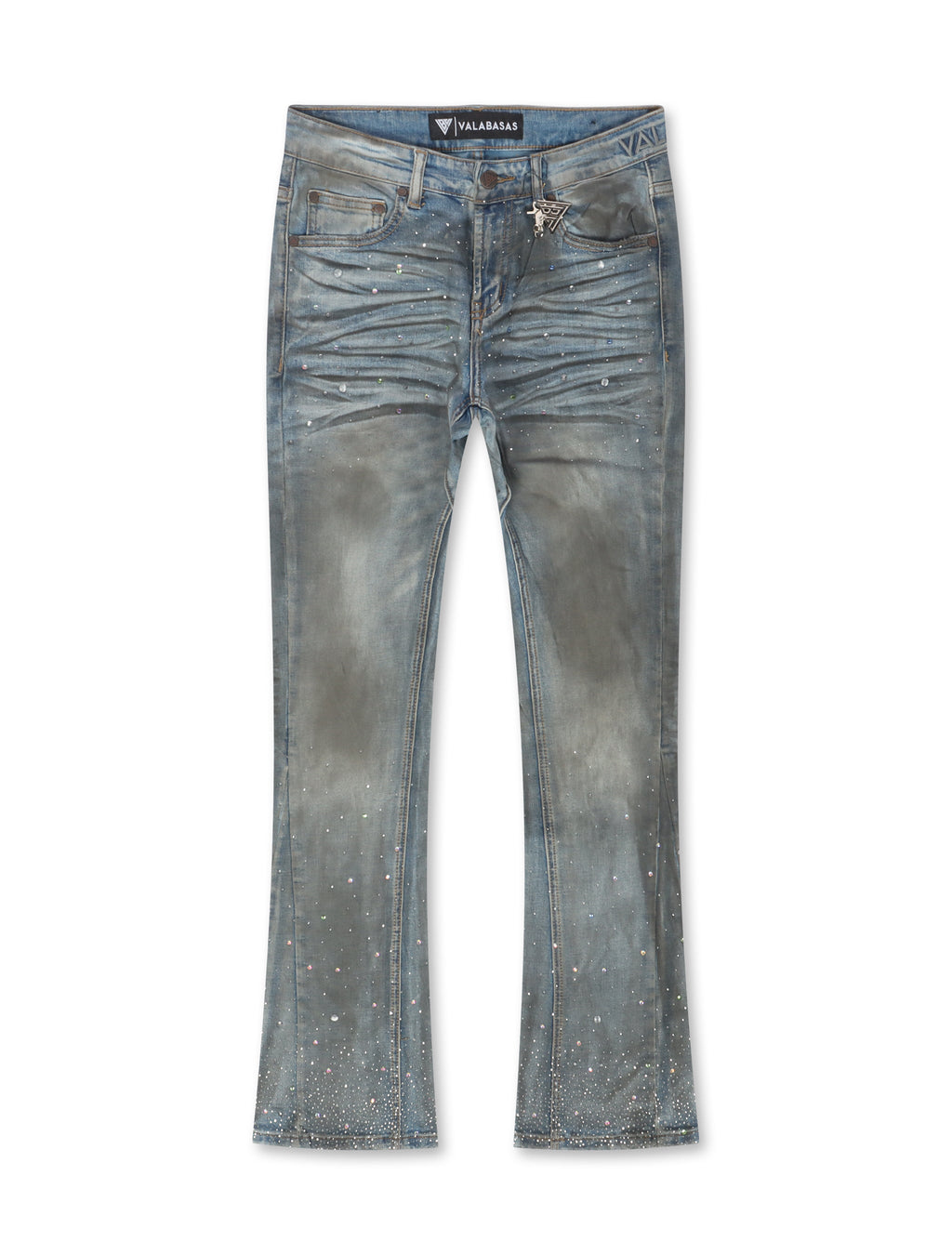 Valabasas Astonish Stacked Jeans – Dirty Blue