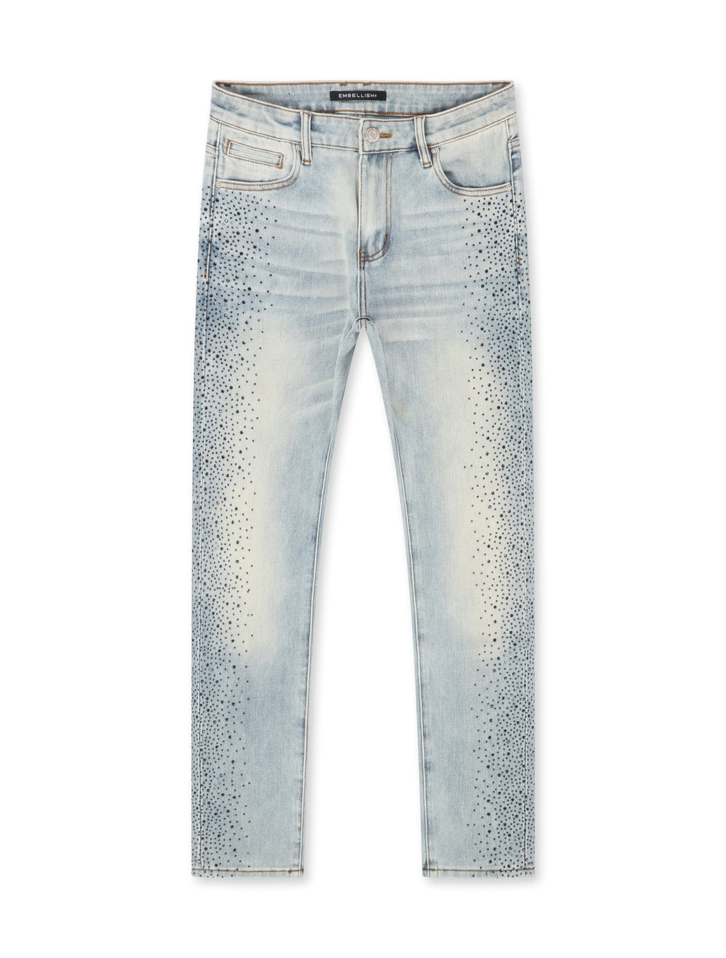 Embellish Frost Denim Slim Jeans – Blue