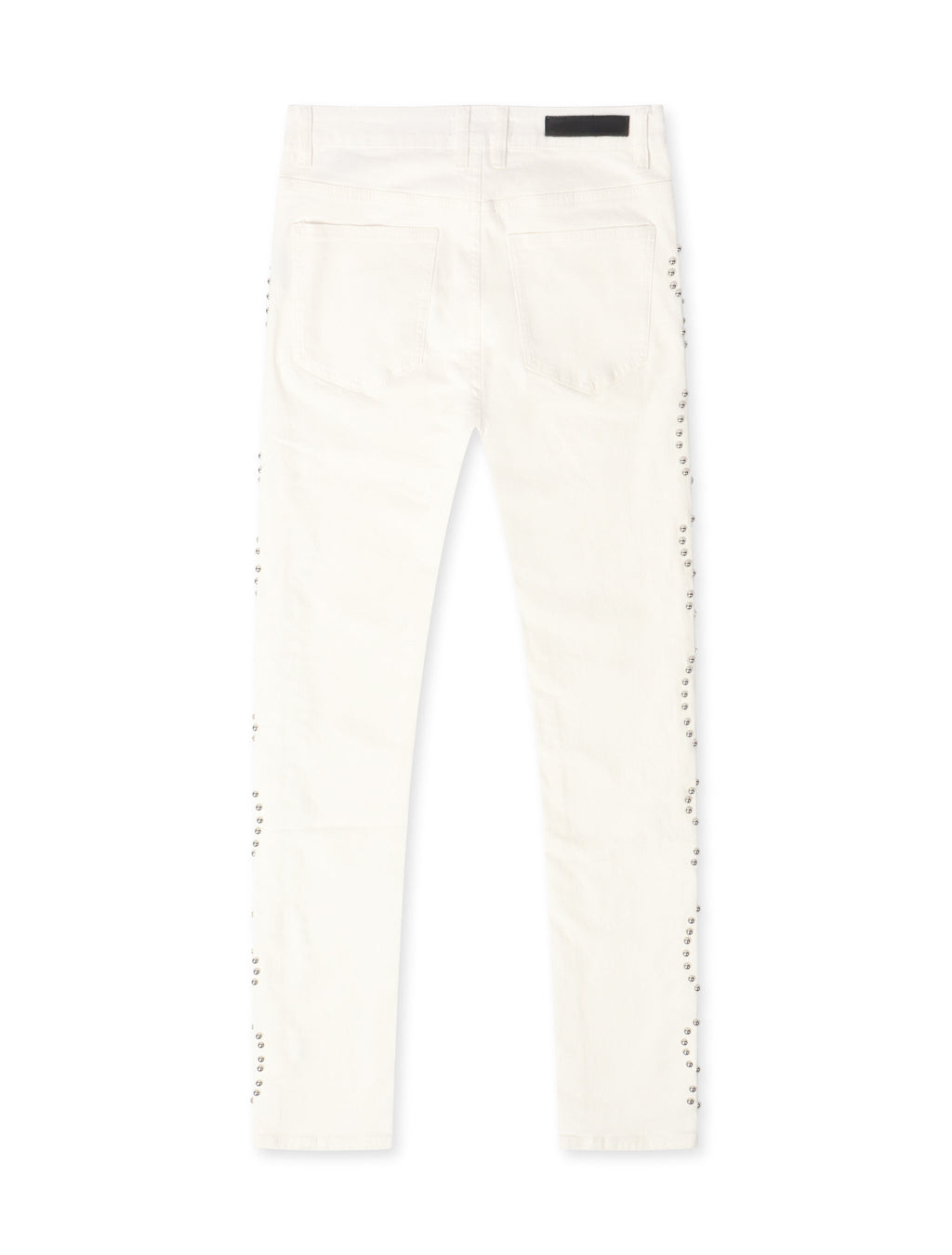 Embellish Onix Rhinestone Jeans – White
