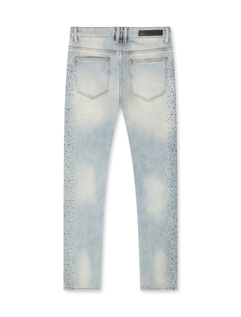 Embellish Frost Denim Slim Jeans – Blue
